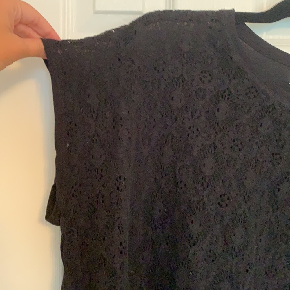 Black Lace Top - Picture 3 of 4